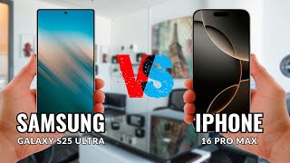 Samsung Galaxy S25 Ultra Vs iPhone 16 Pro Max  Full Comparison [upl. by Hanaj716]