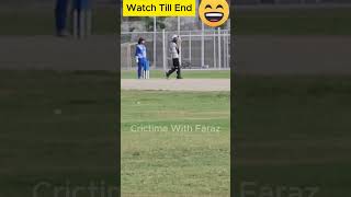 😄 Nisar got stumped in unusual fashion😄 cricket cricketfunnyvideo cricketfunnyshorts reels [upl. by Arahsit]