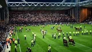 PRESTON NORTH END V BLACKPOOL PITCH INVASION [upl. by Ashia]