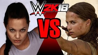 Angelina Jolie vs Alicia Vikander Lara Croft actresses match [upl. by Pride]