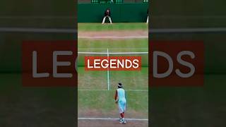 Legends Federer  Nadaltennis sports highlights shorts [upl. by Redwine]