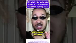 How to Settle Letters to Master and SubServices CEOs StepbyStep Guide 😎✨ [upl. by Eceirtal]