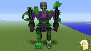 Minecraft  Transformers G1 Devastator [upl. by Gittel884]