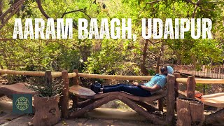 Aaram baagh Udaipur  Forest ASMR  Udaipur Motovlog  Waterfall in Udaipur [upl. by Tnahsarp]