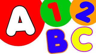 ABC Phonics Song and 123  English Alphabet  ABC Song  Alphabet Song  kidsvideo abc [upl. by Ealasaid]