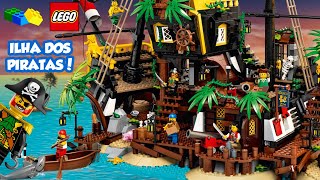 LEGO Pirates of Barracuda Bay 🏴‍☠️  21322  Unboxing amp Review BR [upl. by Hsima]