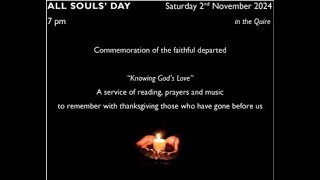 All Souls Day  2nd November 2024 [upl. by Solohcin]