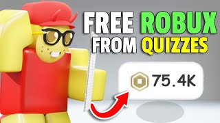 🔥 NEW How To Get FREE ROBUX By Solving Quizzes [upl. by Ellehs848]