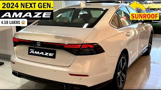 HONDA धमाका AMAZE FACELIFT 2024 LAUNCH 😱 सबसे सस्ती LUXURY SEDAN  DZIRE FACELIFT को करदो नमस्ते 🔥 [upl. by Nitsu]