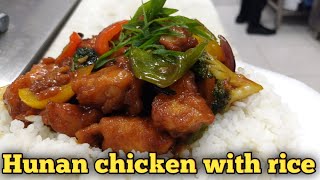 hunan chicken recipe with rice  hunan chicken recipe chinese hunan chinese food chinesefood [upl. by Anauj]