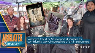 Vampyre Court of Shreveport speaks on its work in community how art is important to the subculture [upl. by Cud715]