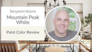 Benjamin Moore Mountain Peak White Paint Color Review [upl. by Niatsirk]