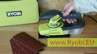 Bruska vibrační Ryobi ESS 280 RV  280W Sheet Sander wwwryobiEU [upl. by Katleen]