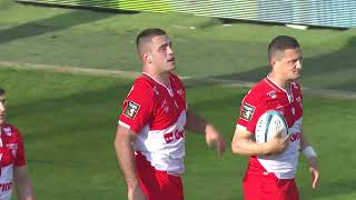 TOP 14  Essai de LPEYRESBLANQUES BO  Montpellier HR  Biarritz Olympique J21 Saison 20212022 [upl. by Cozmo]