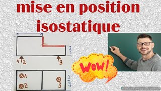 Mise en position isostatique Comment réaliser une mise en position isostatique Mise en position [upl. by Ewolram]