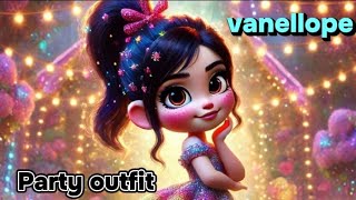 disney vanellope party dress up 🥰disneybeautyqueensprincess [upl. by Quinlan]