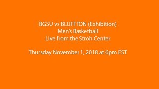 BGSU vs Bluffton  Mens Basketball [upl. by Ainel]