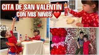 CITA DE SAN VALENTIN CON MIS HIJOS ❤️ [upl. by Metsky]