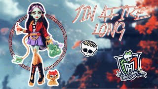 Monster High  Jinafire Long Doll Review  Unboxing with Dog Barks😅🐉❤️ [upl. by Sylvia]