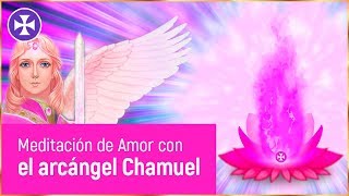 Meditación de Amor con el arcángel Chamuel  Rayo Rosa [upl. by Sihon624]