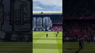 Beautiful display by the Holmesdale Fanatics Ultras groupOf Crystal Palace crystalpalace ley [upl. by Gudren]