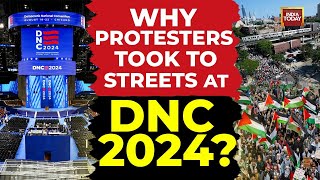 DNC 2024 Why Are Protesters Rallying At The Democratic National Convention In Chicago  US News [upl. by Idnil173]