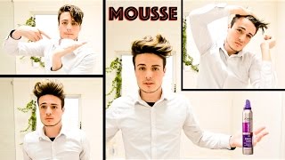 Mens Hairstyle How To Why Hair Mousse is so Great [upl. by Mesics238]