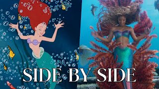 The Little Mermaid  quotUnder the Seaquot SidebySide Comparison [upl. by Horwath]