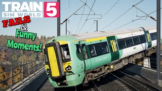 Train Sim World 5  Fails and Funny Moments [upl. by Baumann]