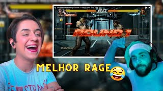 MARY JANE REACT  Smzinho Melhor rage Tekken 7 34 D novo esse cara react [upl. by Lessirg]