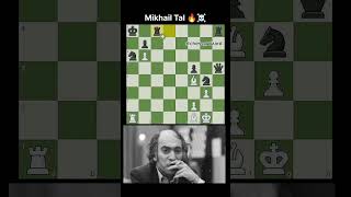 Mikhail tal brilliancy☠️ magnuscarlsen chess gmhikaru gothamchess levyrozman brilliant [upl. by Aelanna594]