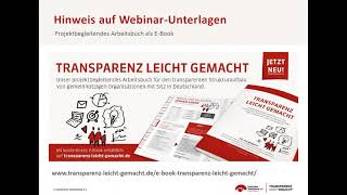 Webinar quotFit in 10 Schritten  Rechnungslegungquot Haus des Stiftens gGmbH [upl. by Dora]