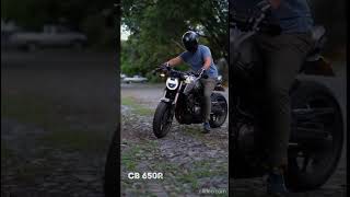 Modified HONDA CB650R 🏳️ SUBSCRIBE🏳️ Shorts [upl. by Nolur]