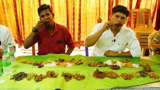 Tasting 25 Non Veg Items at a Same Times In UBM Hotel Perundurai  Village Food Channel [upl. by Divine]