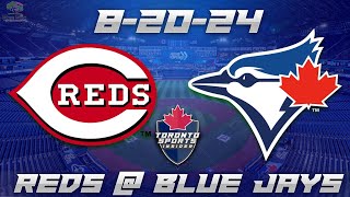 82024 Cincinnati Reds vs Toronto Blue Jays LIVE Stream Game Audio  MLB LIVE Streamcast amp Chat [upl. by Rebel]