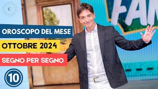 LOROSCOPO DI OGGI DI PAOLO FOX LE PREVISIONI PER TUTO OTTOBRE 2024 PER OGNI SEGNO [upl. by Elidad]