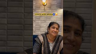 Lunch with Amma🧿😘at Maa Hotel Thiruvalla trending love 10million foodvloger food youtube [upl. by Abisia]