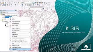 اظهار خطوط التساوي في آرك ماب  How to show contour lines in ArcMap [upl. by Ainnat541]