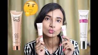 Ponds BB Cream vs Lakme CC Cream Hindi Comparison  Which One should You Buy [upl. by Miltie]