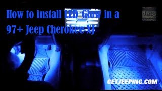 How To Install LEDGlow in a 1997  2001 Jeep Cherokee XJ  GetJeeping [upl. by Ok]