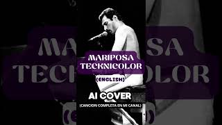 FREDDIE MERCURY  MARIPOSA TECKNICOLOR ENGLISH  AI COVER  music freddiemercury fitopaez [upl. by Lamraj562]