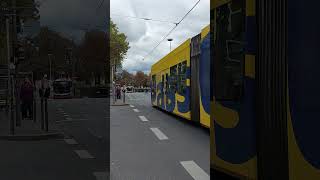 Abfahrt eines NGT6D an der H Bonn Hbf  bonn swb tramspotting strassenbahn [upl. by Sisenej]