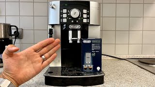 HOW TO Descale the Delonghi Magnifica S 22110B [upl. by Joey]