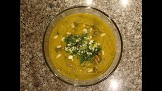 Split pea soup  vegetarian green split pea soup [upl. by Nodroj222]