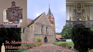 StMarienKirche und HübnerOrgel in WiesenburgMark  Kirchen und Orgeln der Umgebung [upl. by Wivinah]