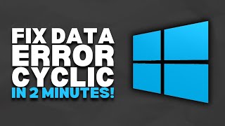 How To Fix Data Error Cyclic Redundancy Check in 1 MINUTE  2024 Easy [upl. by Atekihs650]