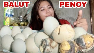 BALUT AT PENOY MUKBANG  ASMR MUKBANG  MUKBANG PHILIPPINES [upl. by Anatnom258]