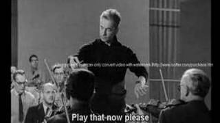 Karajan  Rehearsal of Schumanns 4th Symphony  Part 1 [upl. by Ellehsad]