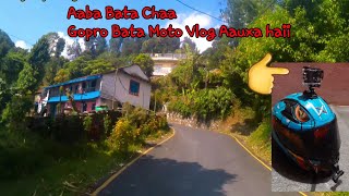 Gopro Bata Test Ride Gadi  Pokhara To Sarangkot  Moto Vlog Aneeshsunar [upl. by Arataj]