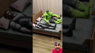 Spiderman vs Thor vs Hulk vs Deadpo spiderman hulk marvelanimation 🤣😂 marveling marvel [upl. by Nissie]